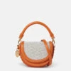 STELLA MCCARTNEY Frayme Cotton Canvas Double Flap Shoulder Bag -Stella Mccartney Store 47089229f6e836a148499eb124d65a003a8859e4 7B0044WP02001000 C