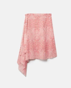 STELLA MCCARTNEY Heart Print Wrap Skirt