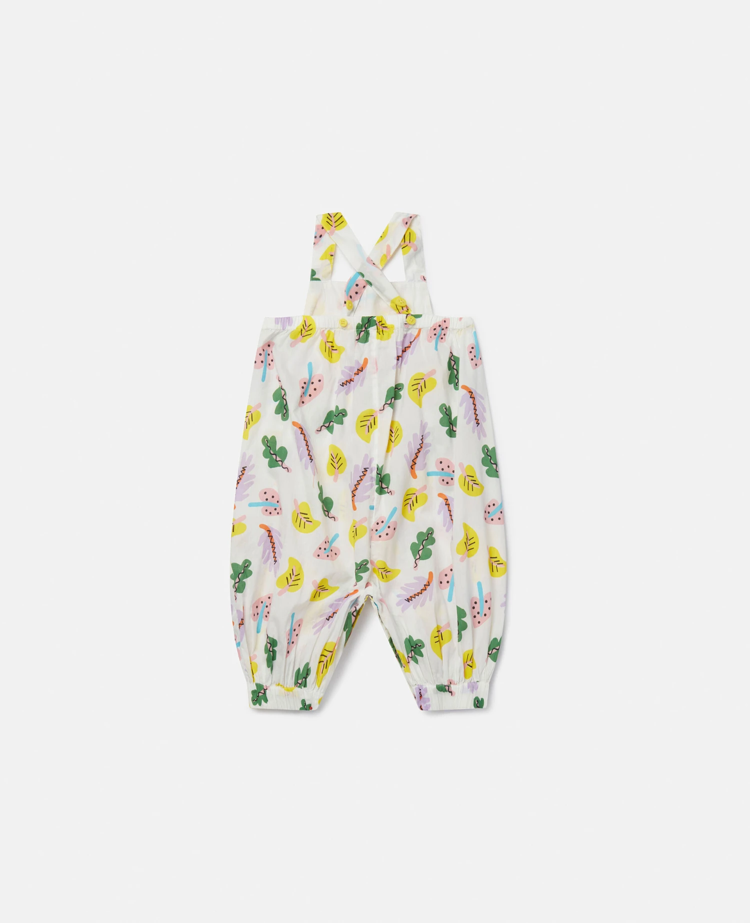STELLA MCCARTNEY Baby Palm Leaf Print Jumpsuit 4 STELLA MCCARTNEY Baby Palm Leaf Print Jumpsuit - Image 3
