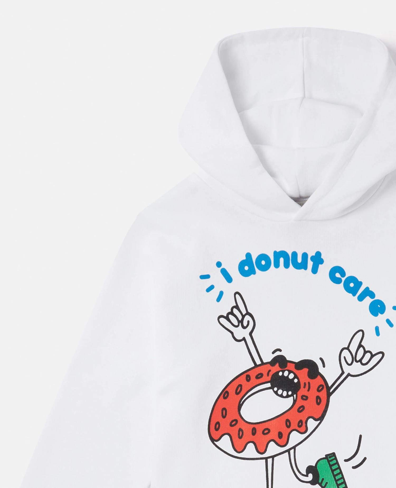 STELLA MCCARTNEY 'I Donut Care' Print Oversized Hoodie 4 STELLA MCCARTNEY 'I Donut Care' Print Oversized Hoodie - Image 2