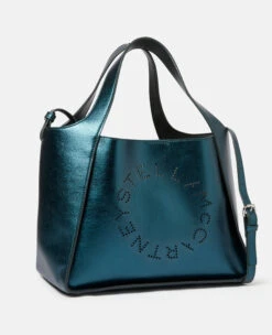 STELLA MCCARTNEY Stella Logo Metallic Crossbody Bag -Stella Mccartney Store 4dc8bec1f0122b0b06bd2cabd8368398f75529a5 513860W700193011 G
