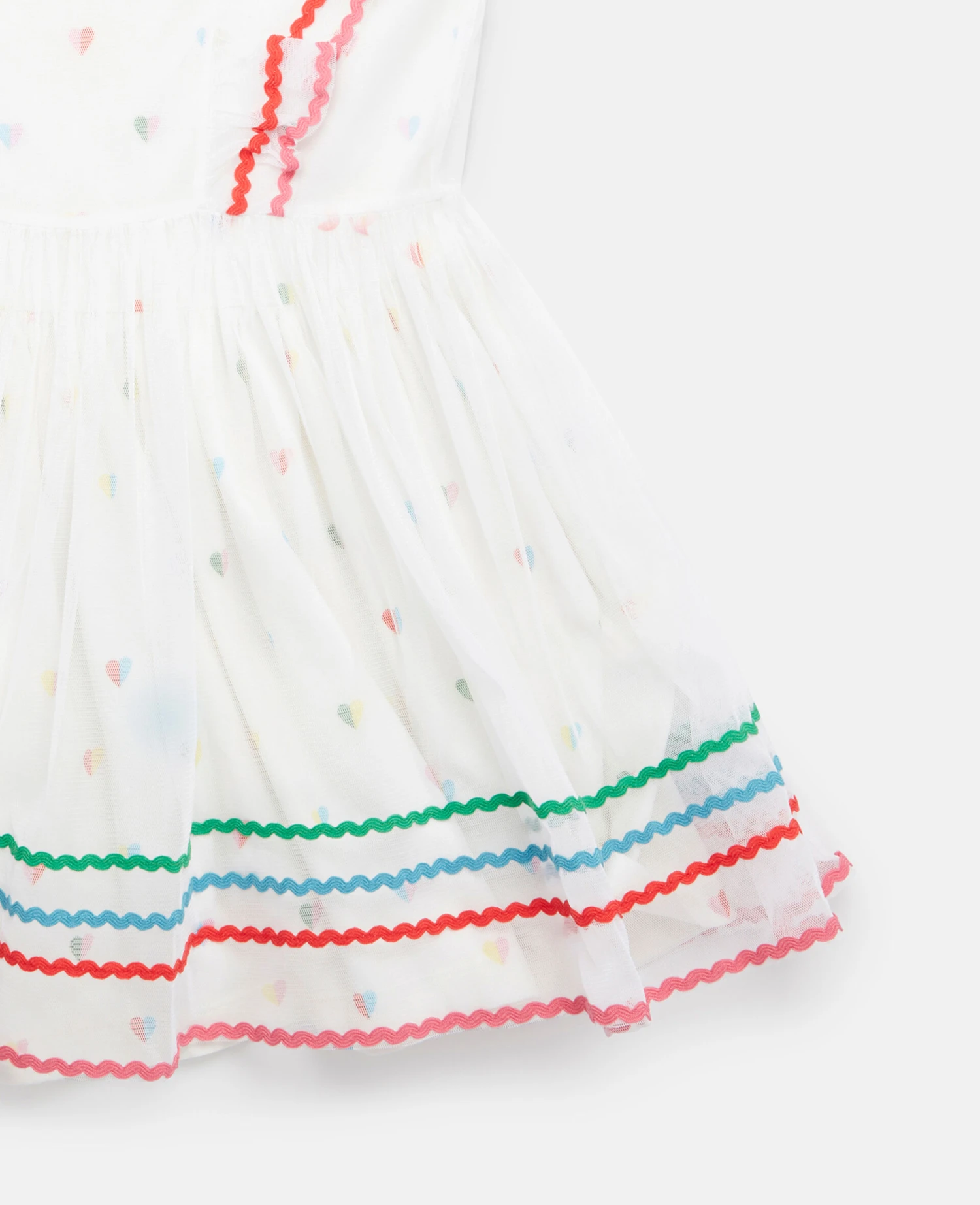 STELLA MCCARTNEY Heart Print Frill Trim Dress 6 STELLA MCCARTNEY Heart Print Frill Trim Dress - Image 4