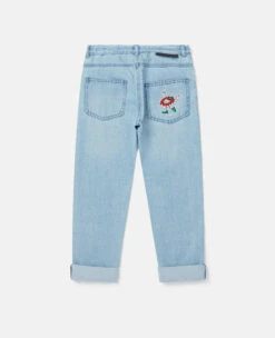 STELLA MCCARTNEY Fast Food Embroidery Boyfriend Jeans -Stella Mccartney Store 4e5f0781f3f83ebd854d0d443db4dafa50f781f0 K01429PK03894741 P