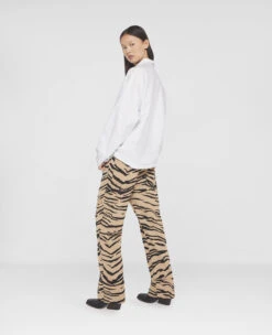 STELLA MCCARTNEY S-Wave Striped Cotton Jacquard Shirt -Stella Mccartney Store 4ed4cf76fdecec43410f4b155fae2264081c07dd 6200253BU1034872 G