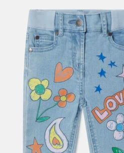 STELLA MCCARTNEY Doodle Print Slim Fit Jeans 7 STELLA MCCARTNEY Doodle Print Slim Fit Jeans -Stella Mccartney Store 4f7ca65448828fd47a36a25a7726e36edb6300f5 K01558PK00944210 G