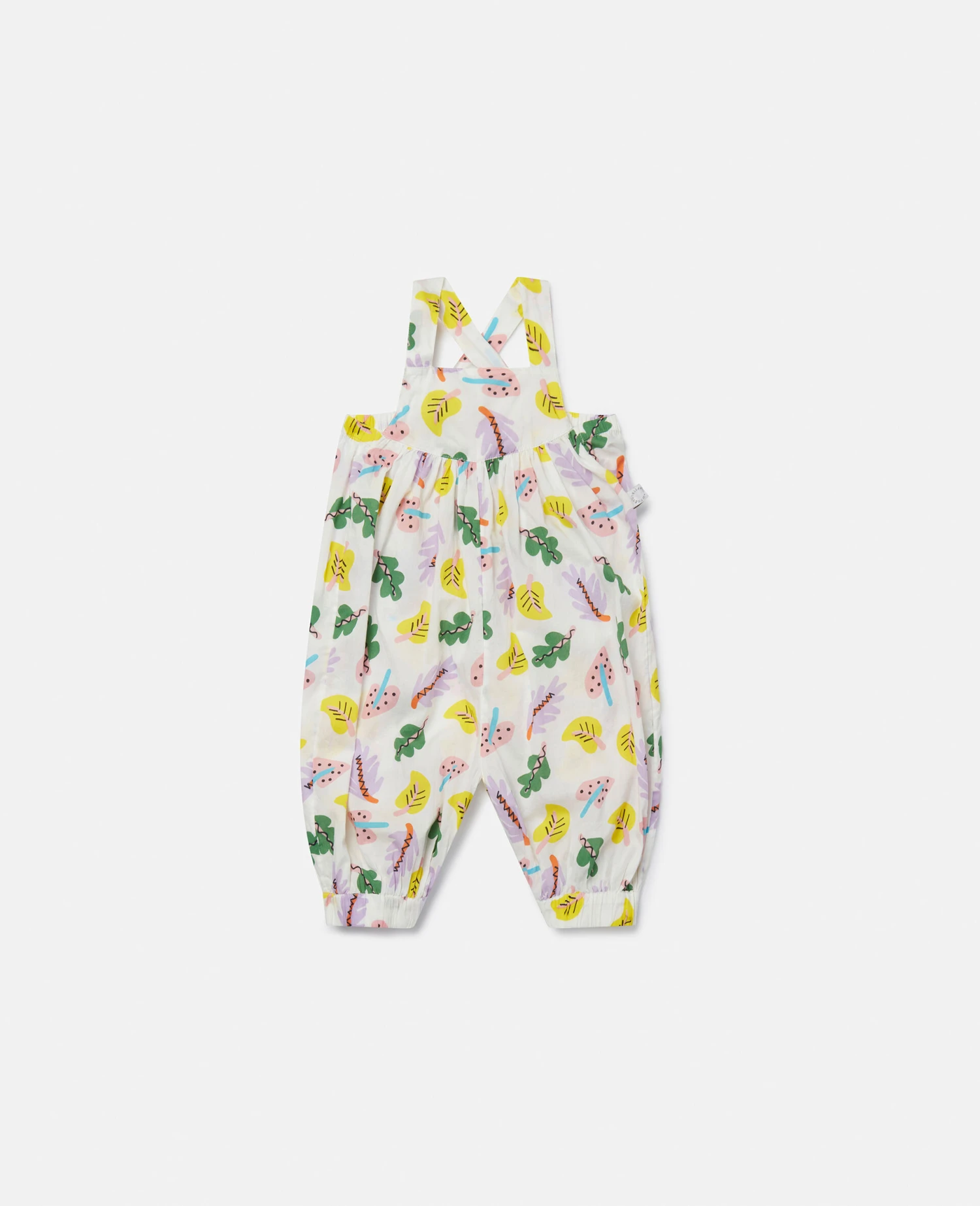 STELLA MCCARTNEY Baby Palm Leaf Print Jumpsuit 2 STELLA MCCARTNEY Baby Palm Leaf Print Jumpsuit