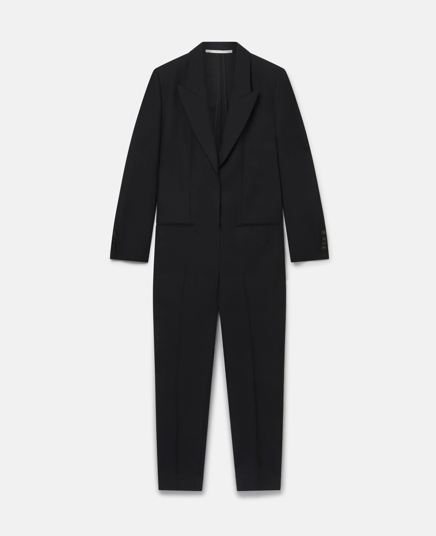STELLA MCCARTNEY Tuxedo Lapel Tailored Jumpsuit 3 STELLA MCCARTNEY Tuxedo Lapel Tailored Jumpsuit