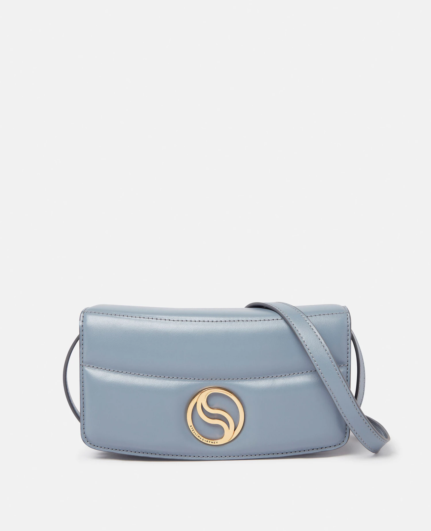 STELLA MCCARTNEY S-Wave Padded Wallet On Strap 3 STELLA MCCARTNEY S-Wave Padded Wallet On Strap