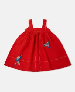 STELLA MCCARTNEY Parrot Embroidery Cami Dress -Stella Mccartney Store 52b7d13a62e81b21785ef34021647a97d81c4c0f K01732PK00136309 C