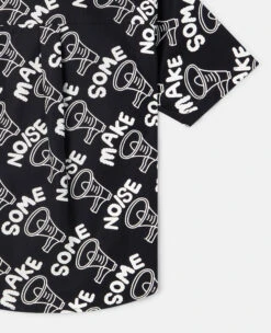 STELLA MCCARTNEY 'Make Some Noise' Megaphone Print Shirt -Stella Mccartney Store 52e3687cff70544189a78f6b41a30b6abb18144b K01825PK04338524 Y