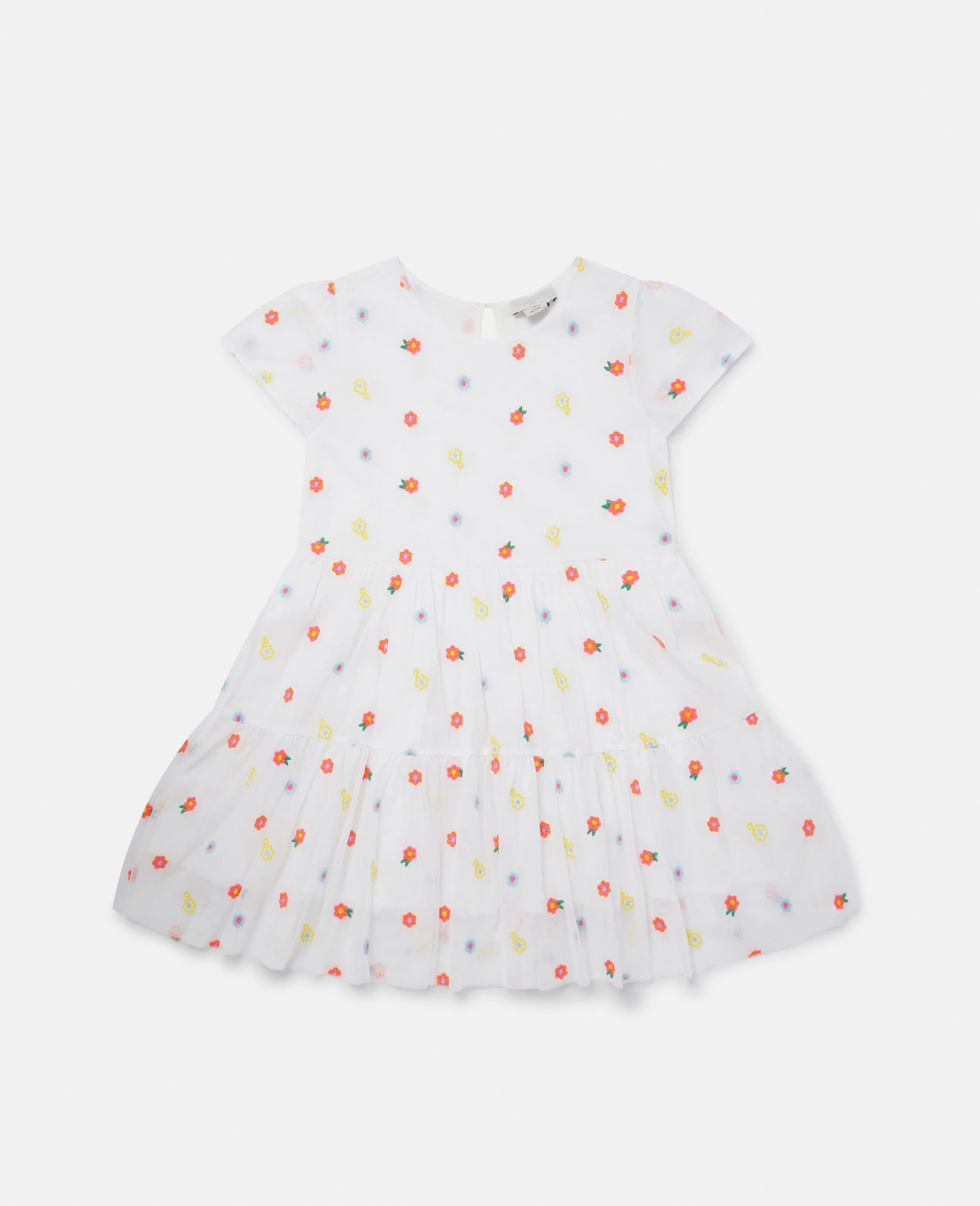 STELLA MCCARTNEY Flower Embroidery Tulle Dress 3 STELLA MCCARTNEY Flower Embroidery Tulle Dress