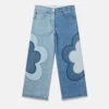 STELLA MCCARTNEY Flower Appliqué Straight Leg Jeans -Stella Mccartney Store 54932cf3b223fc0f38f52803012bed86879116c2 K01172PK00948485 c
