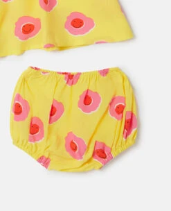 STELLA MCCARTNEY Graphic Flower Print Dress And Bloomers Set -Stella Mccartney Store 56d9cade0335615113d8dafe58f6c877388ebbcc K01598PK02978475 Y