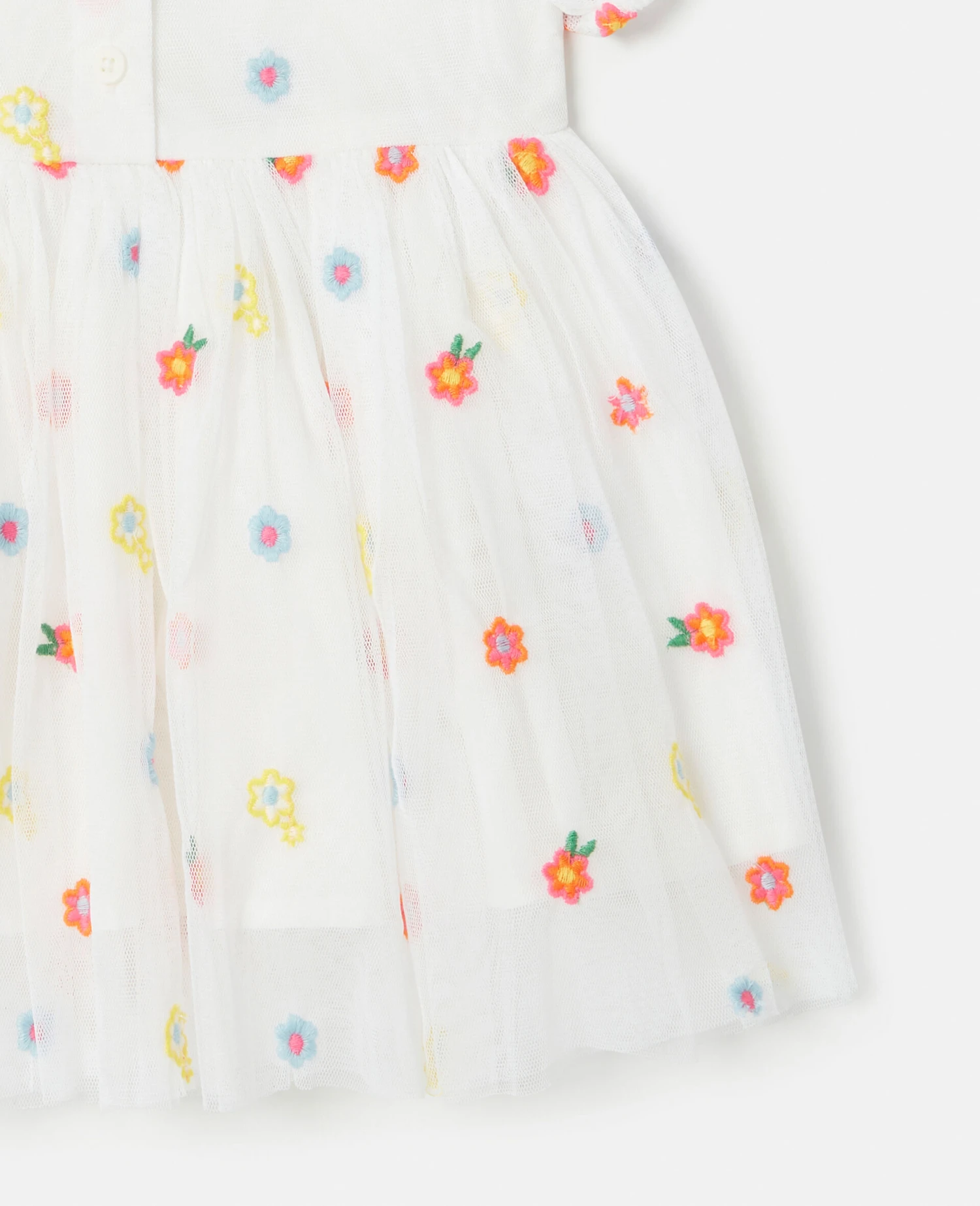 STELLA MCCARTNEY Flower Embroidery Tulle Dress 6 STELLA MCCARTNEY Flower Embroidery Tulle Dress - Image 4