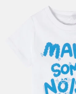 STELLA MCCARTNEY 'Make Some Noise' Print T-Shirt -Stella Mccartney Store 57af1d813b5ed6cc42878d0386de064fb0bcb1e7 K01585PK01479000 G