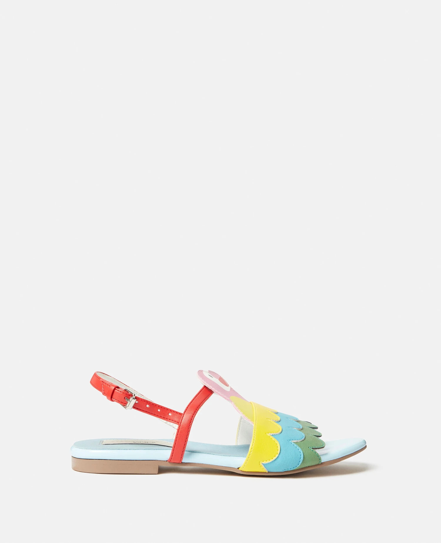 STELLA MCCARTNEY Parrot Embroidery Sandals 3 STELLA MCCARTNEY Parrot Embroidery Sandals