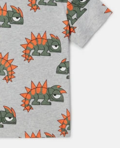 STELLA MCCARTNEY Gecko Print T-Shirt -Stella Mccartney Store 5b45528eb008424f1b664a9fc68a26591ae715ea K01956PK04111202 Y