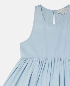 STELLA MCCARTNEY Landscape Patchwork Chambray Dress 7 STELLA MCCARTNEY Landscape Patchwork Chambray Dress -Stella Mccartney Store 5be389f98f5f653369913a757870f5e8528487f1 K01886PK03254210 G