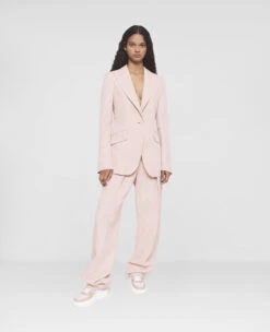 STELLA MCCARTNEY Fluid Linen Pleat Front Straight Leg Trousers -Stella Mccartney Store 5ca6aaa892416b3743100698076b073434a24155 6400643STA495900 H