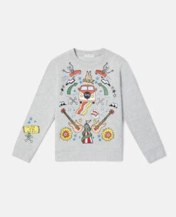 STELLA MCCARTNEY Funfair Embroidery Sweatshirt