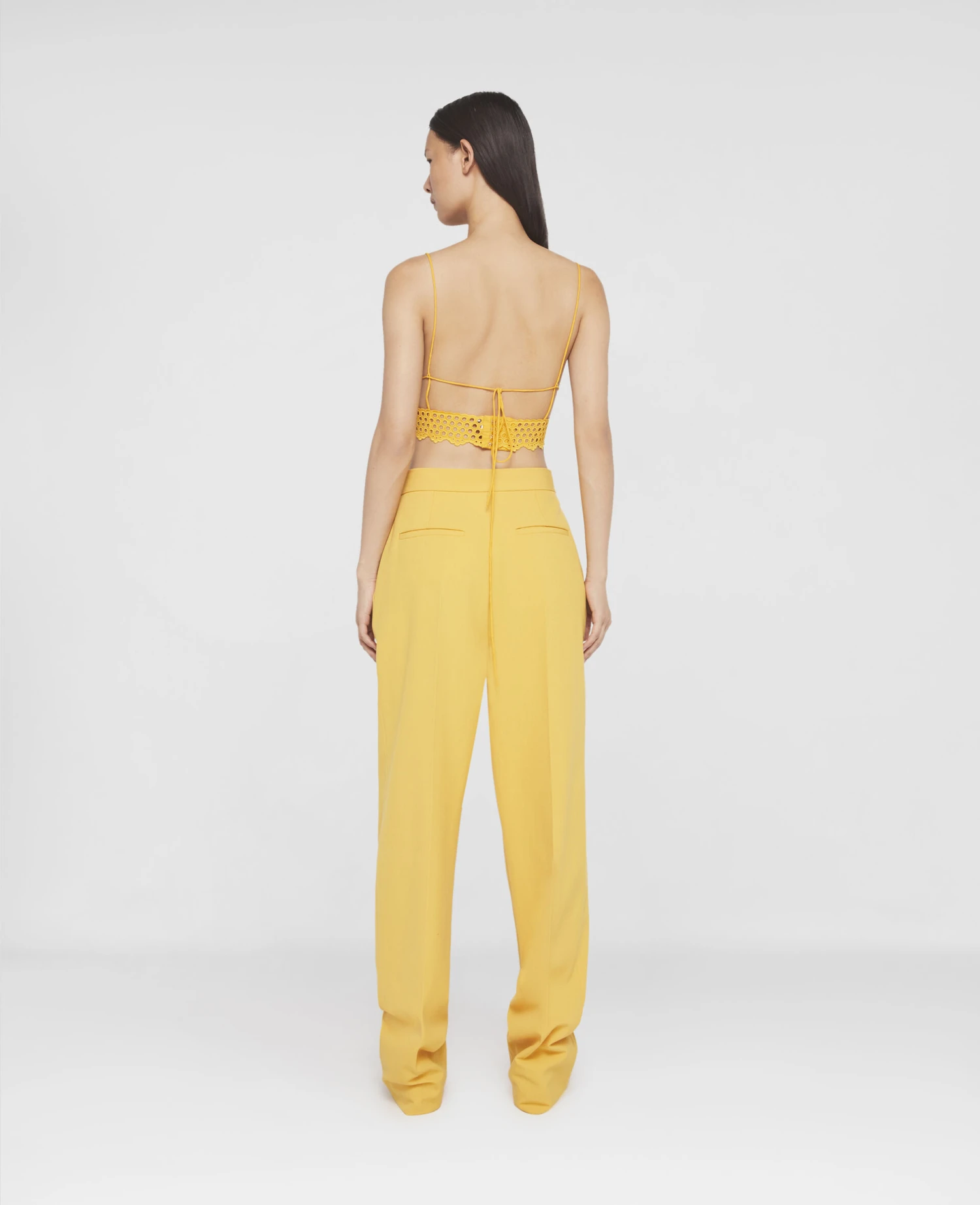 STELLA MCCARTNEY Pleat Front Straight Leg Trousers 5 STELLA MCCARTNEY Pleat Front Straight Leg Trousers - Image 3