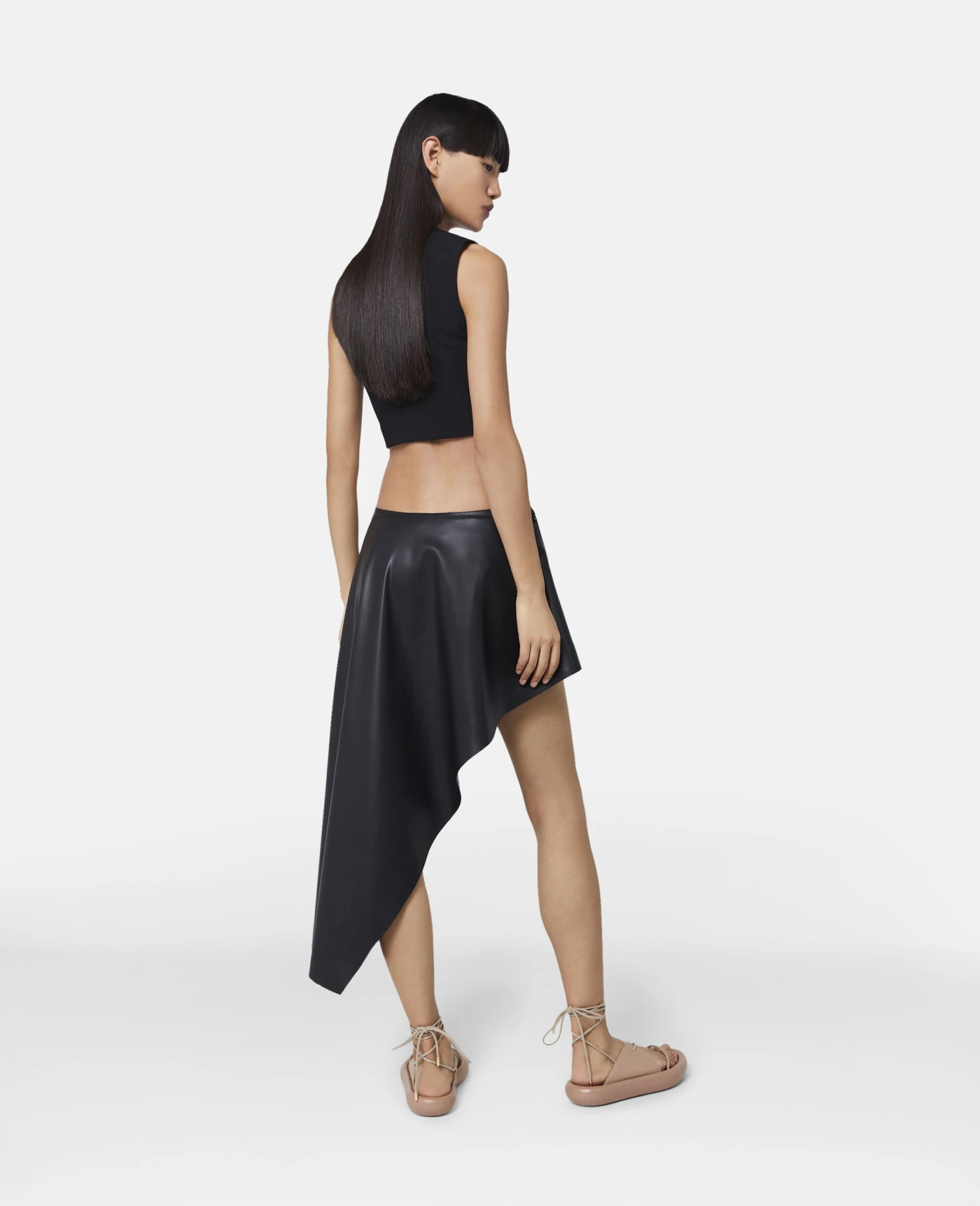 STELLA MCCARTNEY Satin Asymmetric Skirt 4 STELLA MCCARTNEY Satin Asymmetric Skirt - Image 3