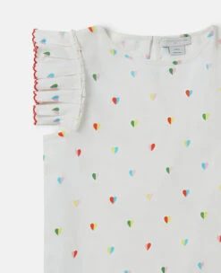 STELLA MCCARTNEY Heart Print T-Shirt Dress -Stella Mccartney Store 62ea82d27237e457cb86d6b5108c0f58ae3fe32a K01458PK03579002 G