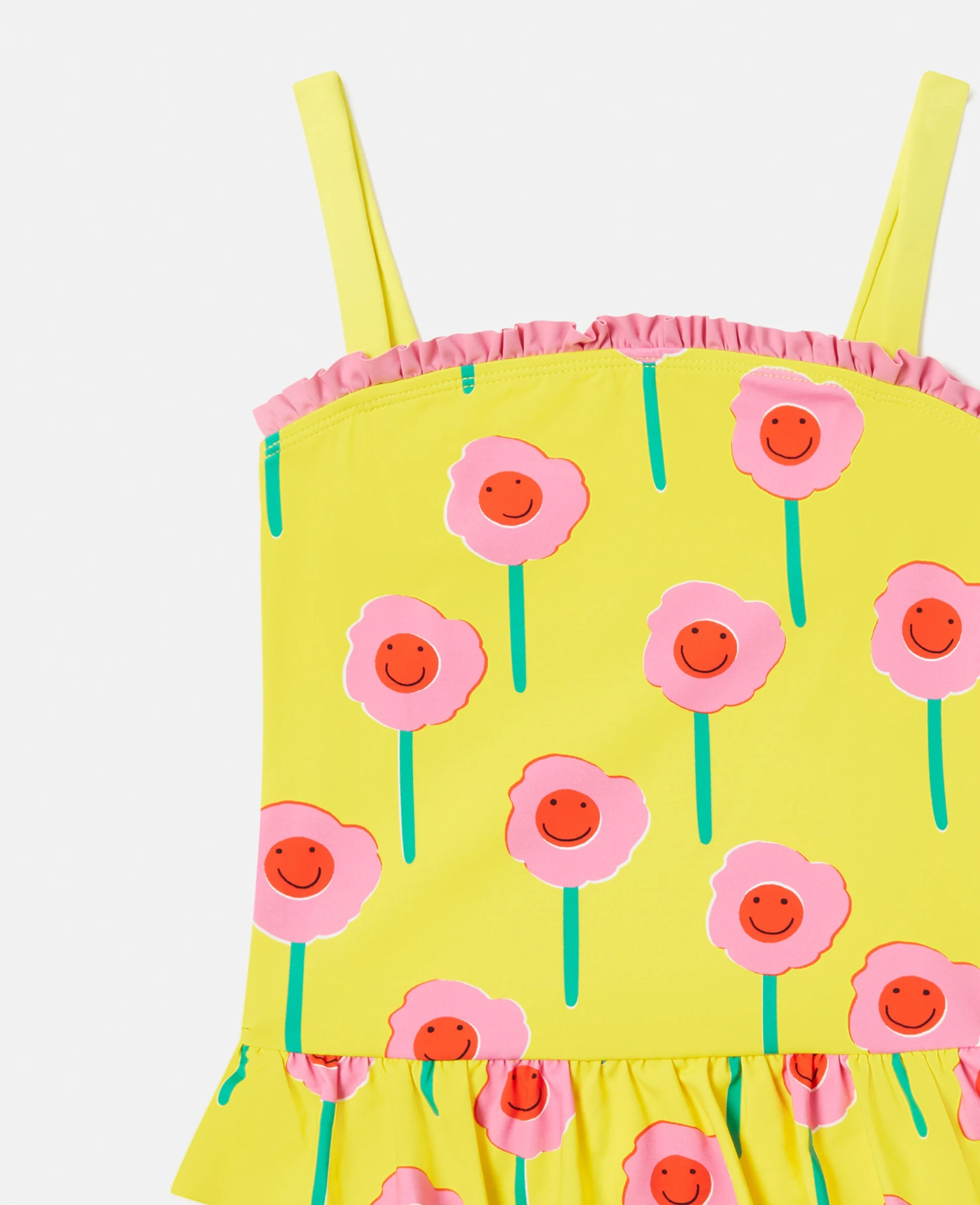 STELLA MCCARTNEY Graphic Flower Print Frill Swimsuit 4 STELLA MCCARTNEY Graphic Flower Print Frill Swimsuit - Image 2