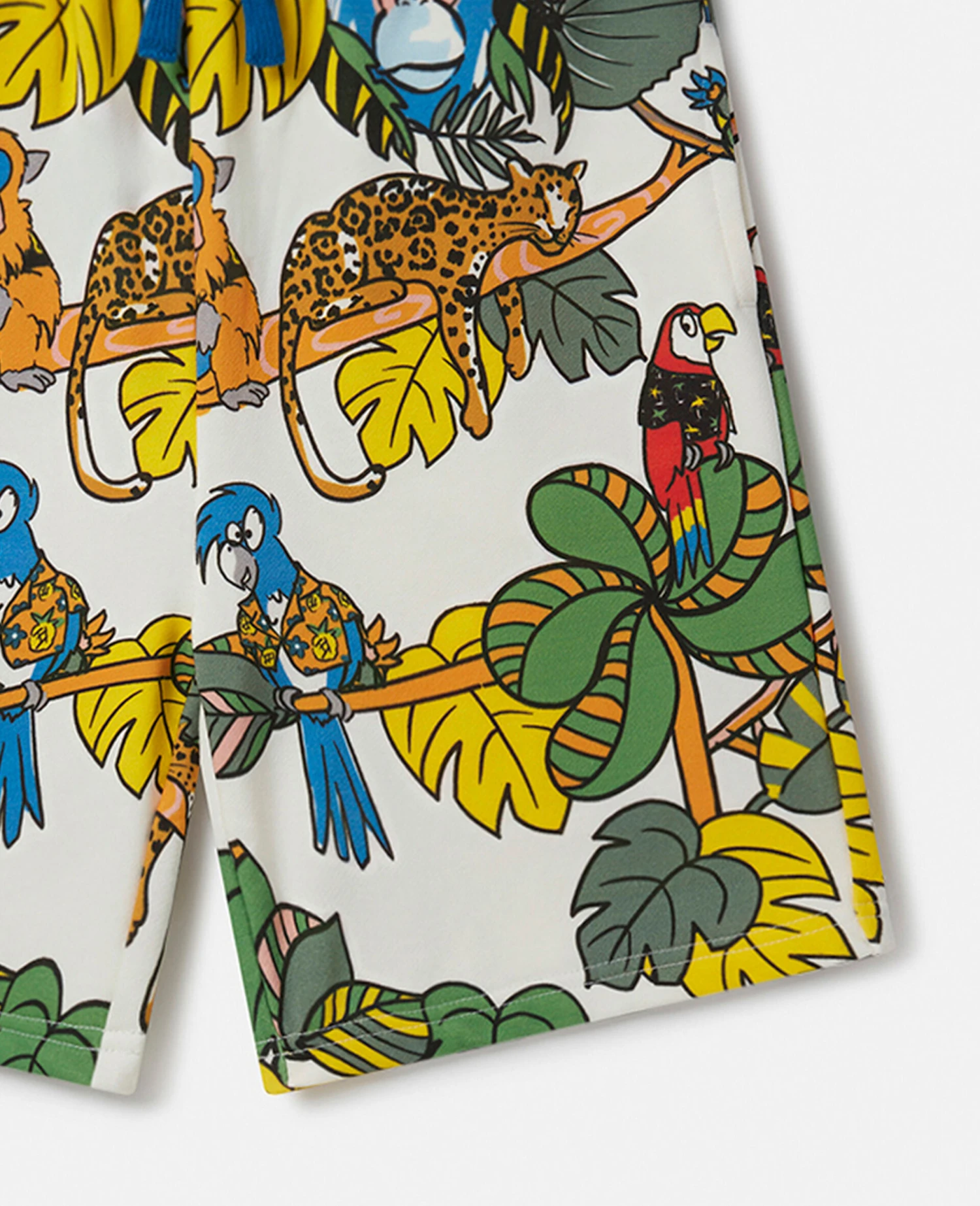 STELLA MCCARTNEY Jungle Print Sweat Shorts 4 STELLA MCCARTNEY Jungle Print Sweat Shorts - Image 2