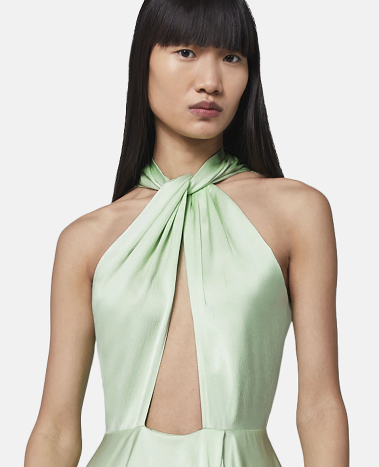 STELLA MCCARTNEY Halterneck Asymmetric Midi Dress 6 STELLA MCCARTNEY Halterneck Asymmetric Midi Dress - Image 4