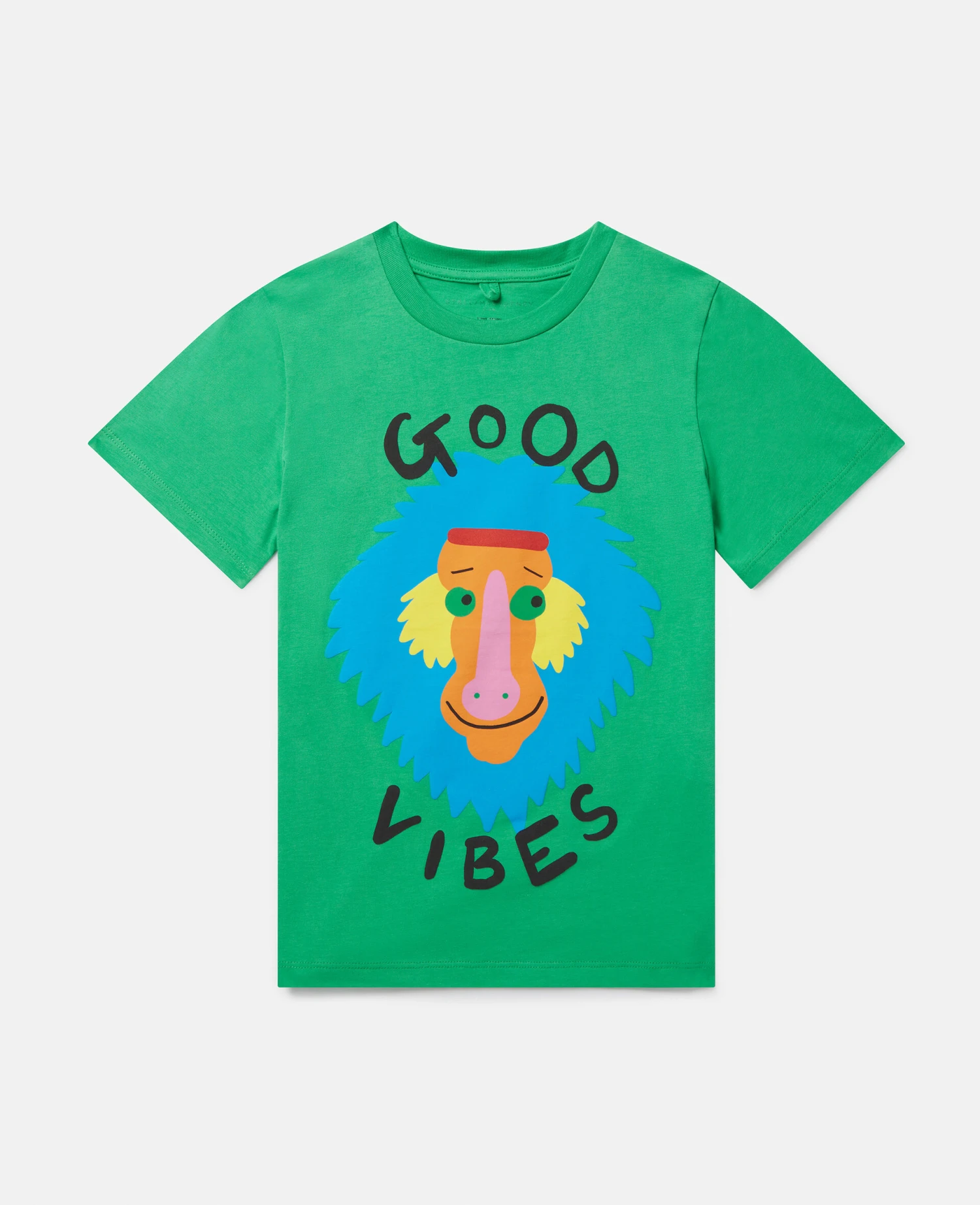 STELLA MCCARTNEY Good Vibes Monkey Print T-Shirt 3 STELLA MCCARTNEY Good Vibes Monkey Print T-Shirt