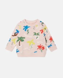 STELLA MCCARTNEY Palm Tree Print Sweatshirt