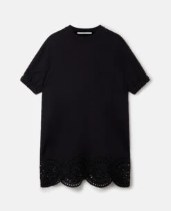 STELLA MCCARTNEY Broderie Anglaise Jersey Dress