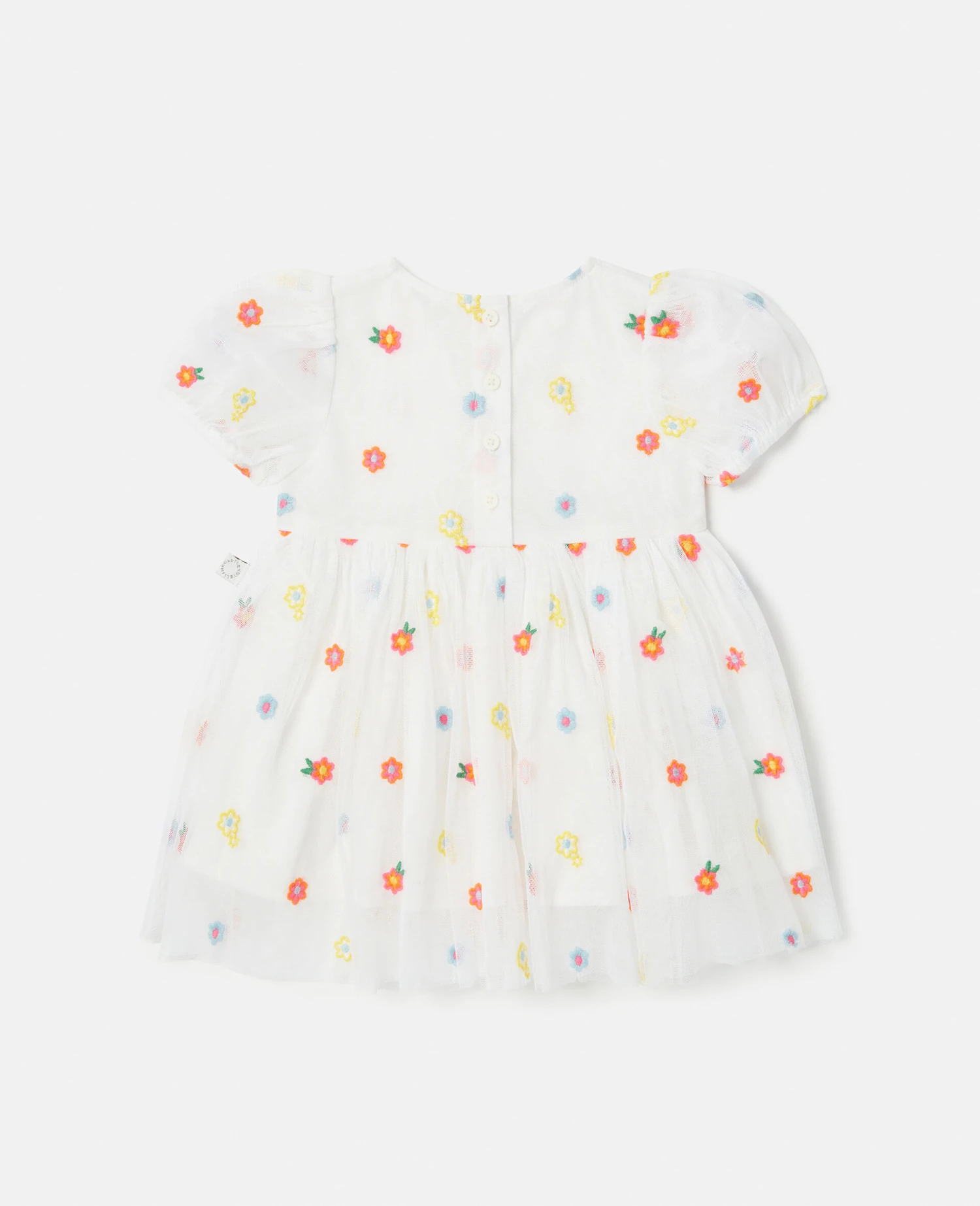 STELLA MCCARTNEY Flower Embroidery Tulle Dress 5 STELLA MCCARTNEY Flower Embroidery Tulle Dress - Image 3