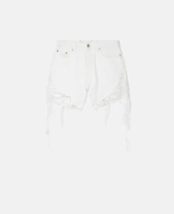 STELLA MCCARTNEY Deconstructed Denim Shorts