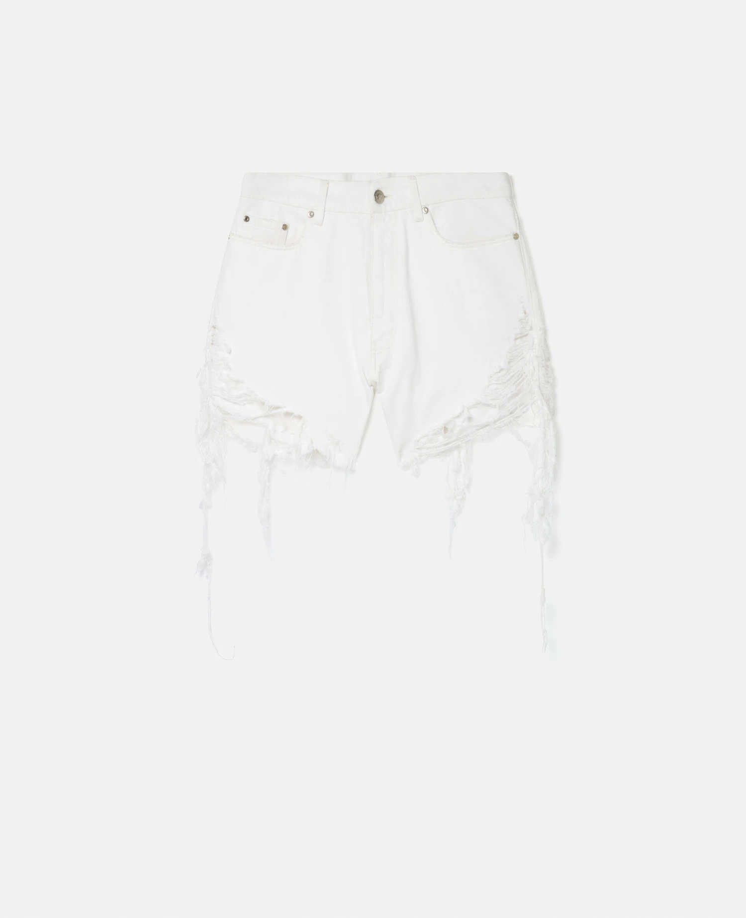 STELLA MCCARTNEY Deconstructed Denim Shorts 3 STELLA MCCARTNEY Deconstructed Denim Shorts