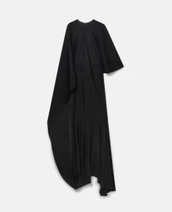STELLA MCCARTNEY Asymmetric Cape Sleeve Dress