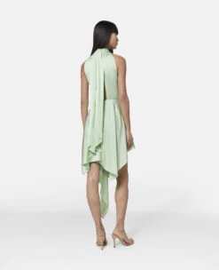 STELLA MCCARTNEY Halterneck Asymmetric Midi Dress 8 STELLA MCCARTNEY Halterneck Asymmetric Midi Dress -Stella Mccartney Store 77ec6ed44cc80132ff17267450b5764557e8ab49 6A01523BU3583090 G