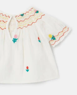 STELLA MCCARTNEY Dreamy Flower Embroidery Smocked Top And Bloomers Set 9 STELLA MCCARTNEY Dreamy Flower Embroidery Smocked Top And Bloomers Set -Stella Mccartney Store 78479d547c3f10c7a23b6ec24ddc212f0e935900 K01542PK04398434 Y