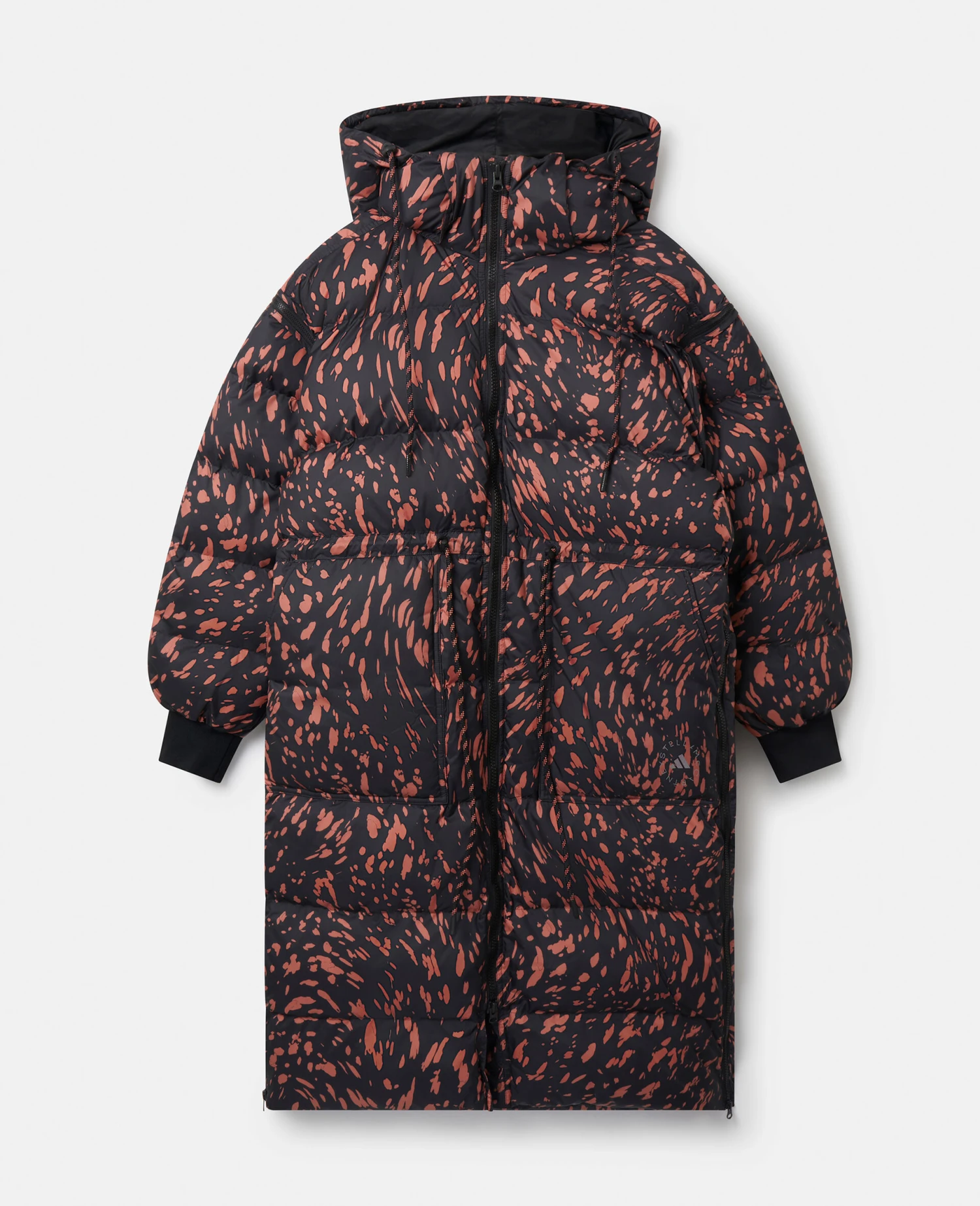 STELLA MCCARTNEY Sea Spray Print Long Puffer Jacket 3 STELLA MCCARTNEY Sea Spray Print Long Puffer Jacket