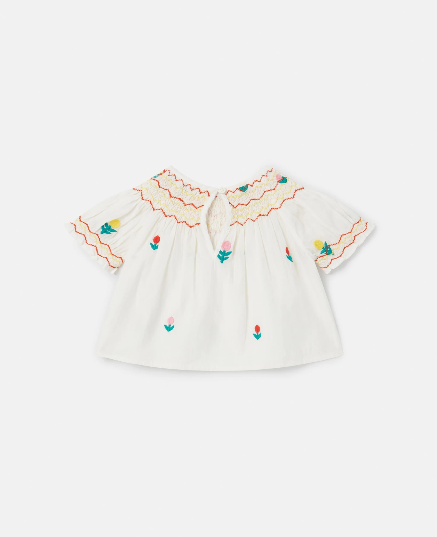 STELLA MCCARTNEY Dreamy Flower Embroidery Smocked Top And Bloomers Set 5 STELLA MCCARTNEY Dreamy Flower Embroidery Smocked Top And Bloomers Set - Image 3