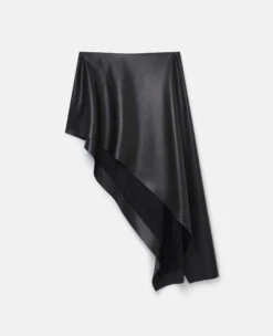 STELLA MCCARTNEY Satin Asymmetric Skirt
