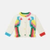 STELLA MCCARTNEY Double Parrot Intarsia Knit Fringed Cardigan -Stella Mccartney Store 7b0200d17c300f71d5dc90d67268a66a143ae098 K01704PK03329002 C