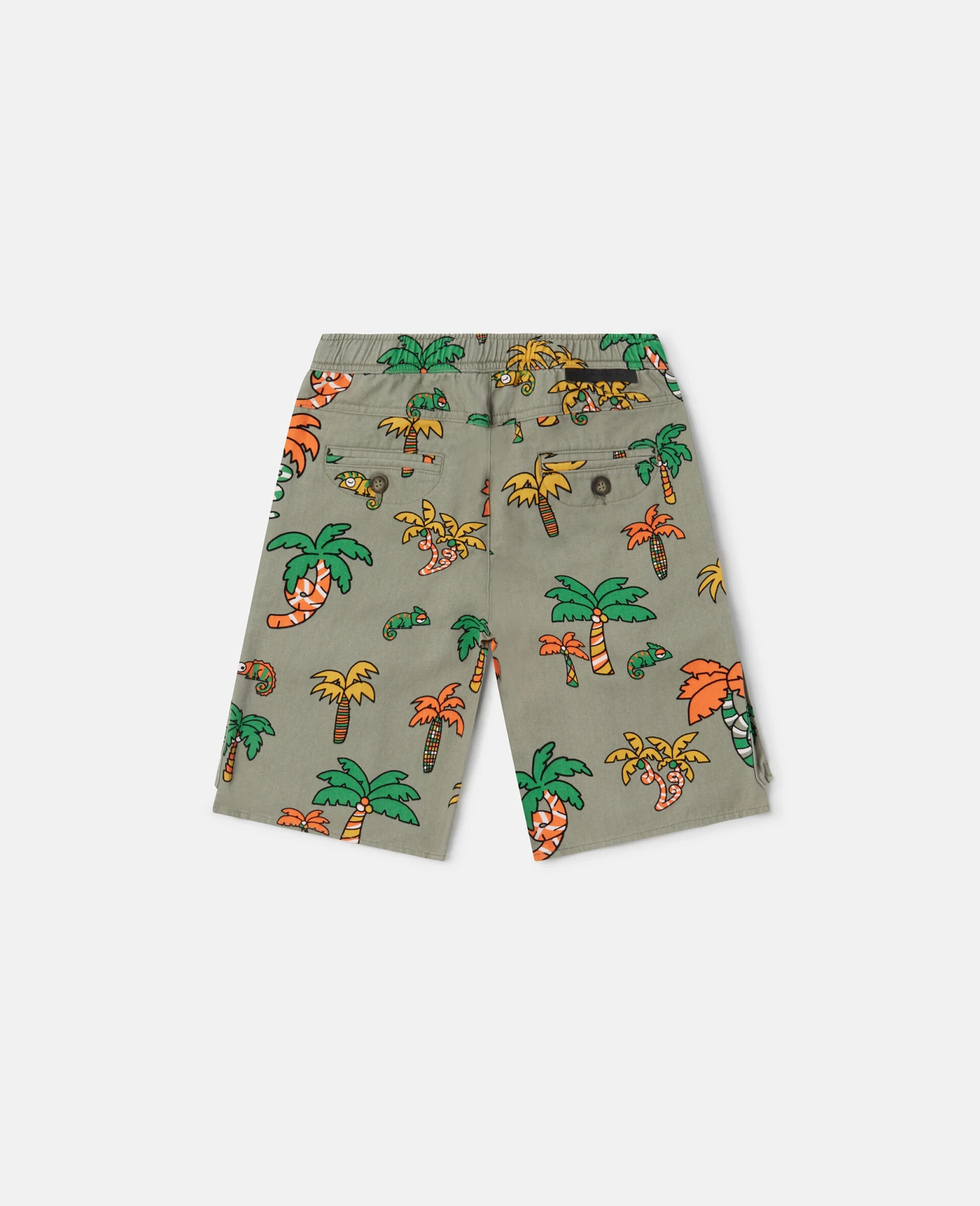 STELLA MCCARTNEY Palm Tree And Gecko Print Cargo Shorts 5 STELLA MCCARTNEY Palm Tree And Gecko Print Cargo Shorts - Image 3