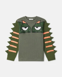 STELLA MCCARTNEY Double Gecko Spike Sweatshirt