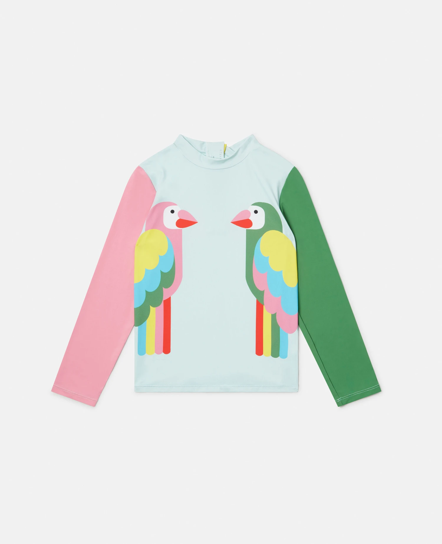 STELLA MCCARTNEY Double Parrot Print Frill Swim Top And Bikini Briefs 3 STELLA MCCARTNEY Double Parrot Print Frill Swim Top And Bikini Briefs