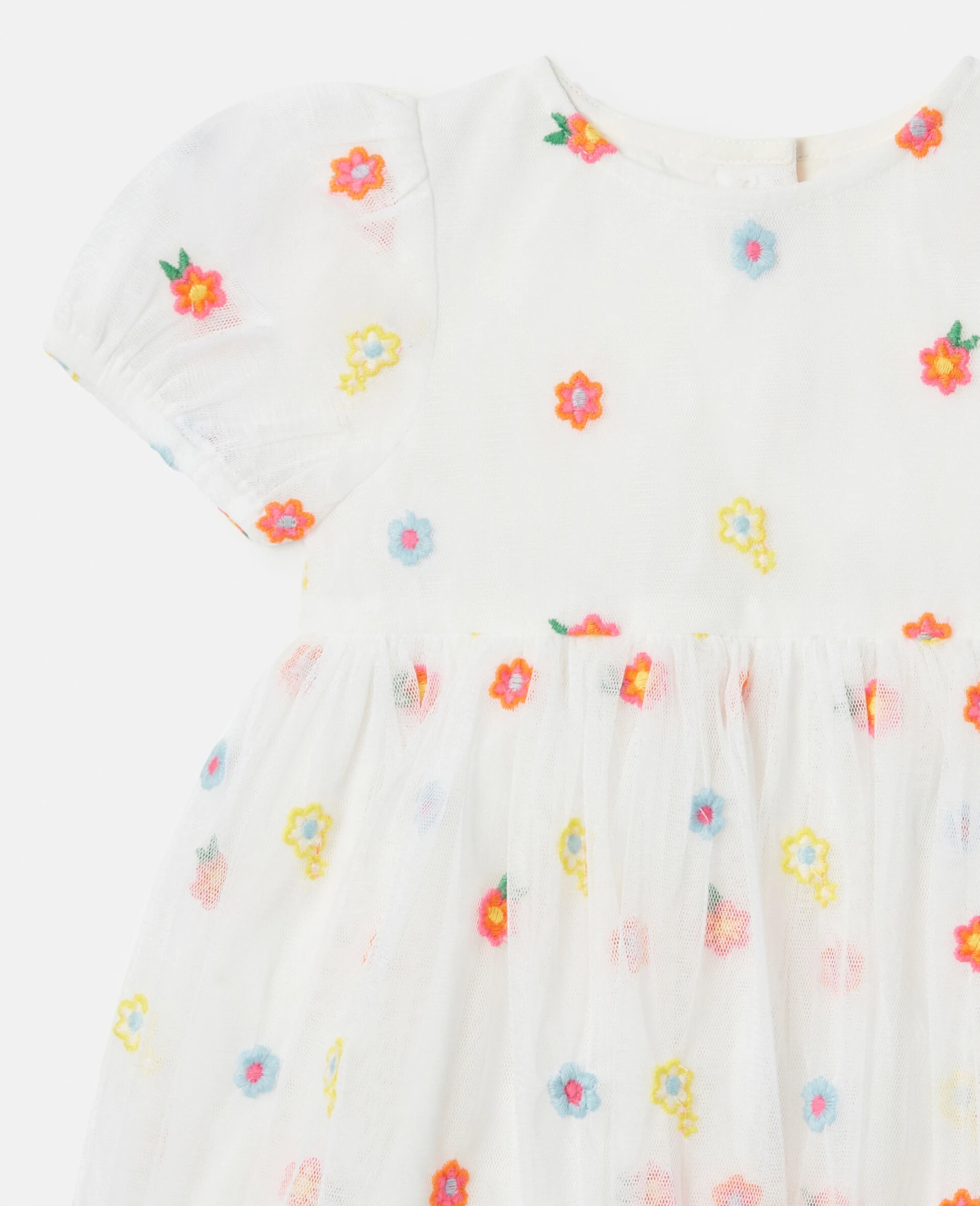 STELLA MCCARTNEY Flower Embroidery Tulle Dress 4 STELLA MCCARTNEY Flower Embroidery Tulle Dress - Image 2