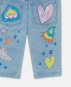 STELLA MCCARTNEY Doodle Print Slim Fit Jeans 9 STELLA MCCARTNEY Doodle Print Slim Fit Jeans -Stella Mccartney Store 80a6260acce1c6b3cdc48ca85aa54e548e94f79e K01558PK00944210 Y