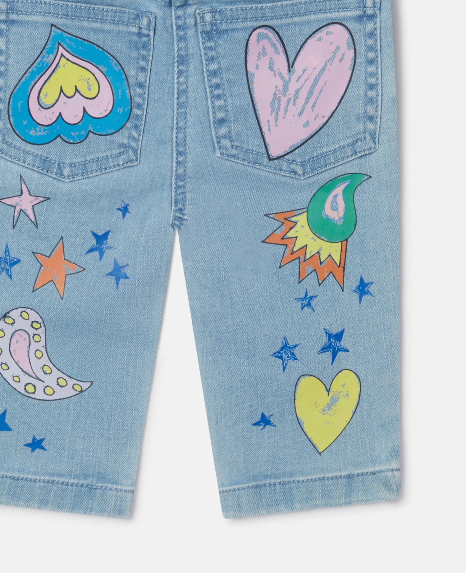 STELLA MCCARTNEY Doodle Print Slim Fit Jeans 6 STELLA MCCARTNEY Doodle Print Slim Fit Jeans - Image 4