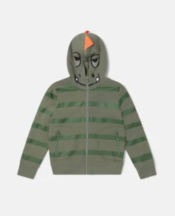 STELLA MCCARTNEY Gecko Bandit Zip Hoodie